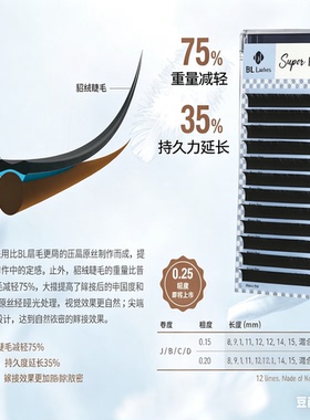 貂绒扁毛哑光黑嫁接软睫棕色双尖开叉零触感羽绒空气JBCD单根出口
