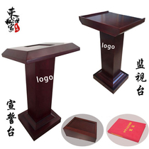 Solid Wood Constitutional Oath Desk Oath Desk Stands For Oath Desk to the Oath Bench