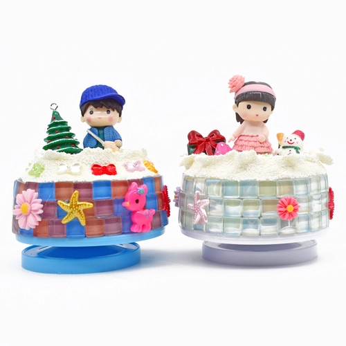 Мозаика, музыкальная шкатулка, набор материалов, «сделай сам», xэллоуин, подарок на день рождения, поделки ручной работы, семейный стиль