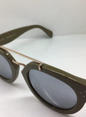 E8321S EJE Optico Sistema手工板材黄绿色复古太阳镜墨镜