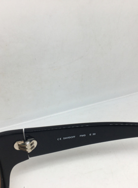 Davidaff  Mod 97107黑色板材框太阳镜包裹形墨镜