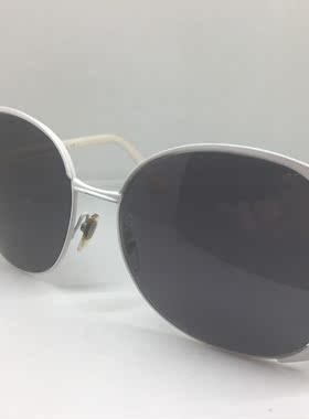 vintage80年代白色GG2681大框 女太阳镜墨镜意大利产