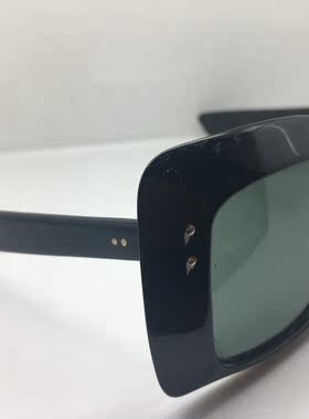 六十年代法国黑色板材长方太阳镜