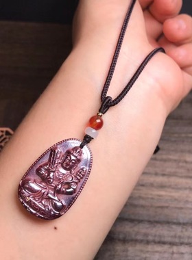 湘西朱砂原石挂件原矿本命年男女