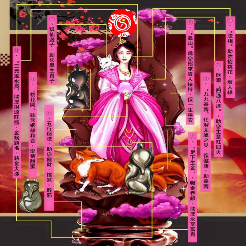 开光天然水晶黑曜石狐狸吊坠男女灵狐项链招桃花防小三狐仙首饰品 开光天然水晶黑曜石狐狸吊坠男女灵狐项链招桃花防小三狐仙首饰品