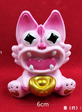 多彩云南吉祥瓦猫摆件