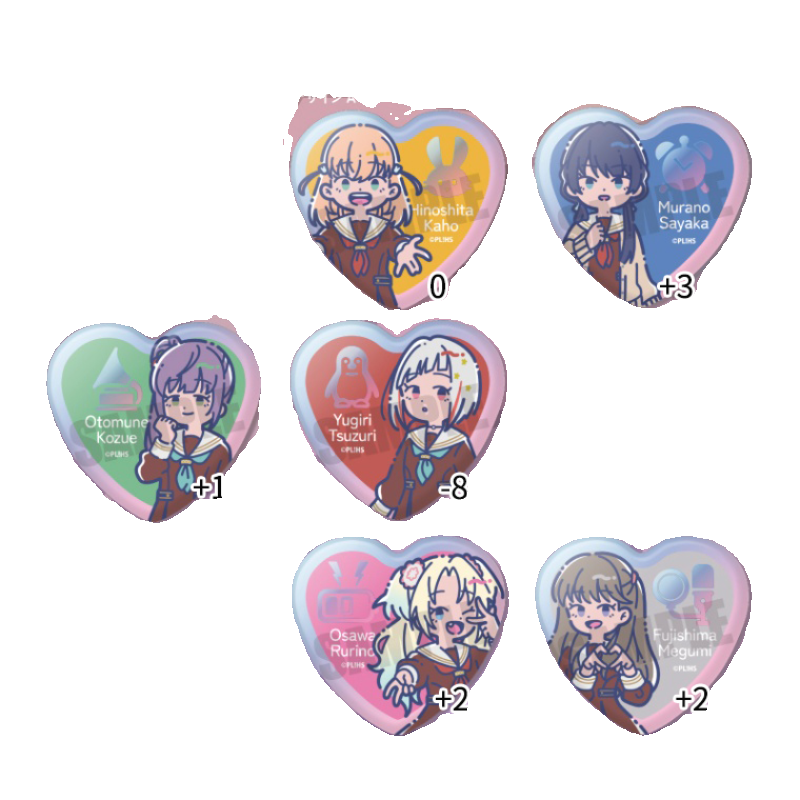 【定金预售】Lovelive莲之空女学院 x Red Pop系列商品-图0