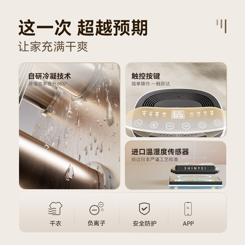 Hot product upgrade Deye dehumidifier whole house powerful dehumidification