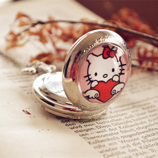 古缇kt女生礼物怀表闺蜜定制长项链 古缇饰品项链