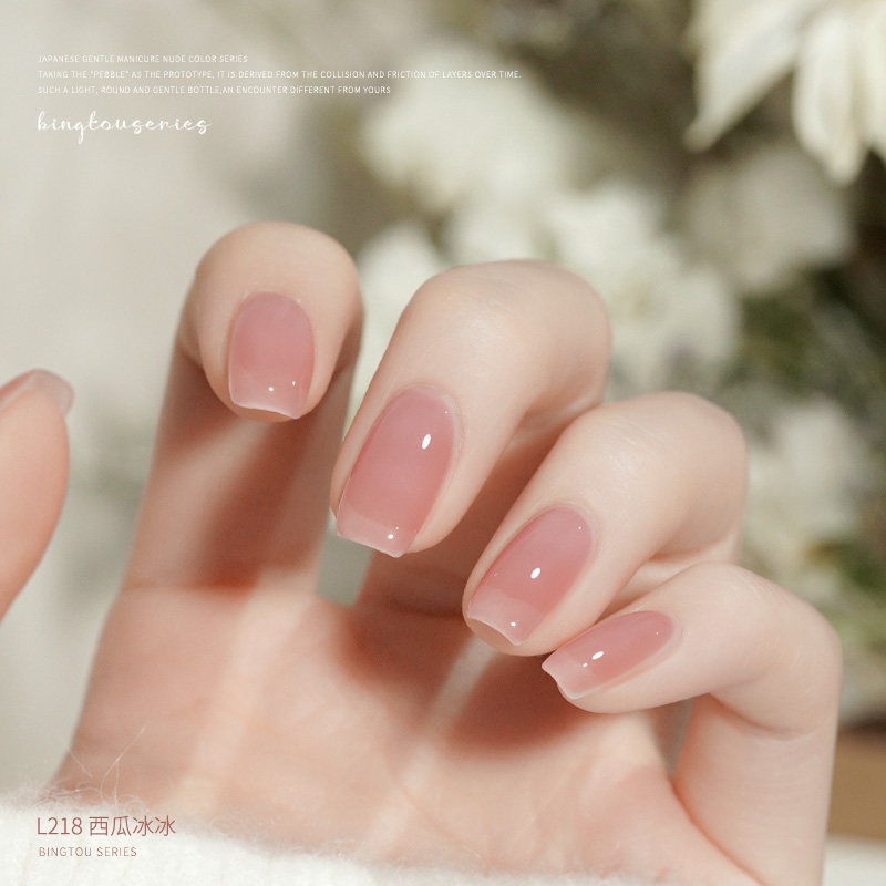 bole搏乐冰透色甲油2022年玉脂胶 搏乐指甲彩妆