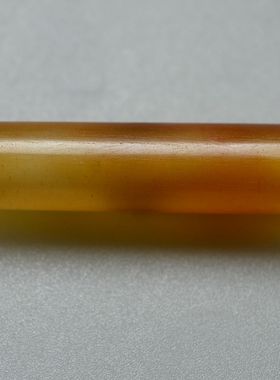 宋辽金元老玛瑙管千年古珠古董项饰大孔配珠老珠子俏色吊坠细长管