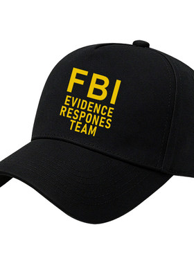 FBI美国联邦调查局特工电影周边帽子遮阳帽休闲男女鸭舌帽棒球帽