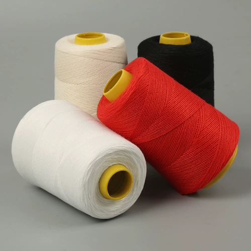 Laoshimo Line White Cotton Line старая ручная линия игла, пересекающая крупная грубая линия черная швейная машина