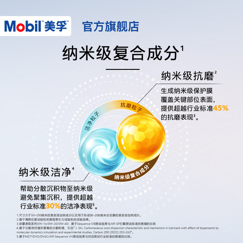 官方旗舰Mobil美孚1号劲擎表现超金0W-20 4L SQ 全合成汽车机油 - 图0