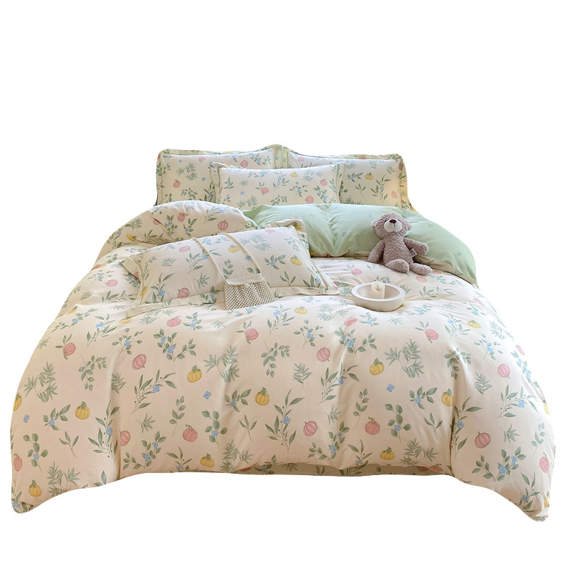 四件套纯棉100全棉儿童被套被罩ins风床上用品学生宿舍床单三件套,淘宝优惠券,粉丝福利购,淘宝优惠卷