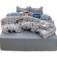 100% washed cotton high-quality plaid four-piece set
