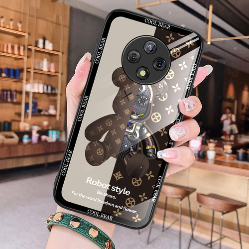 适用oppoA3pro手机壳玻璃oppo保护A3por硅胶套5G全包防摔机械熊PJY110软壳pr0新款opopa男oppopjy女0pp0a卡通 - 图2