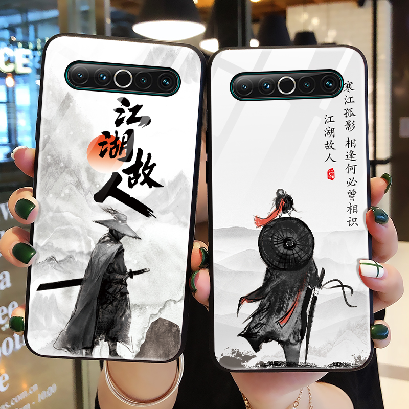 索风旗舰店寒江孤影魅族17手机壳玻璃魅族17pro保护硅胶套魅友por全包防摔5G版硬软壳魅蓝M081Q外壳十七p个性男女款网红0