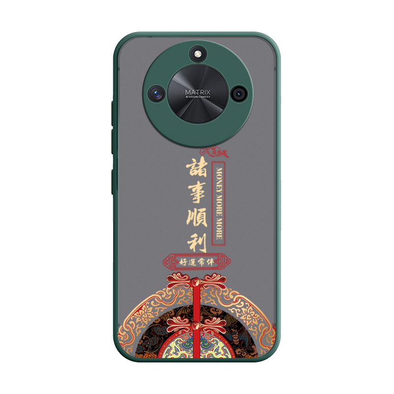 适用华为荣耀X50GT手机壳honor保护x50pro硅胶套X50全包ALP一AN00防摔5G国风ALI外ANOO亲肤感磨砂软壳X5O男女