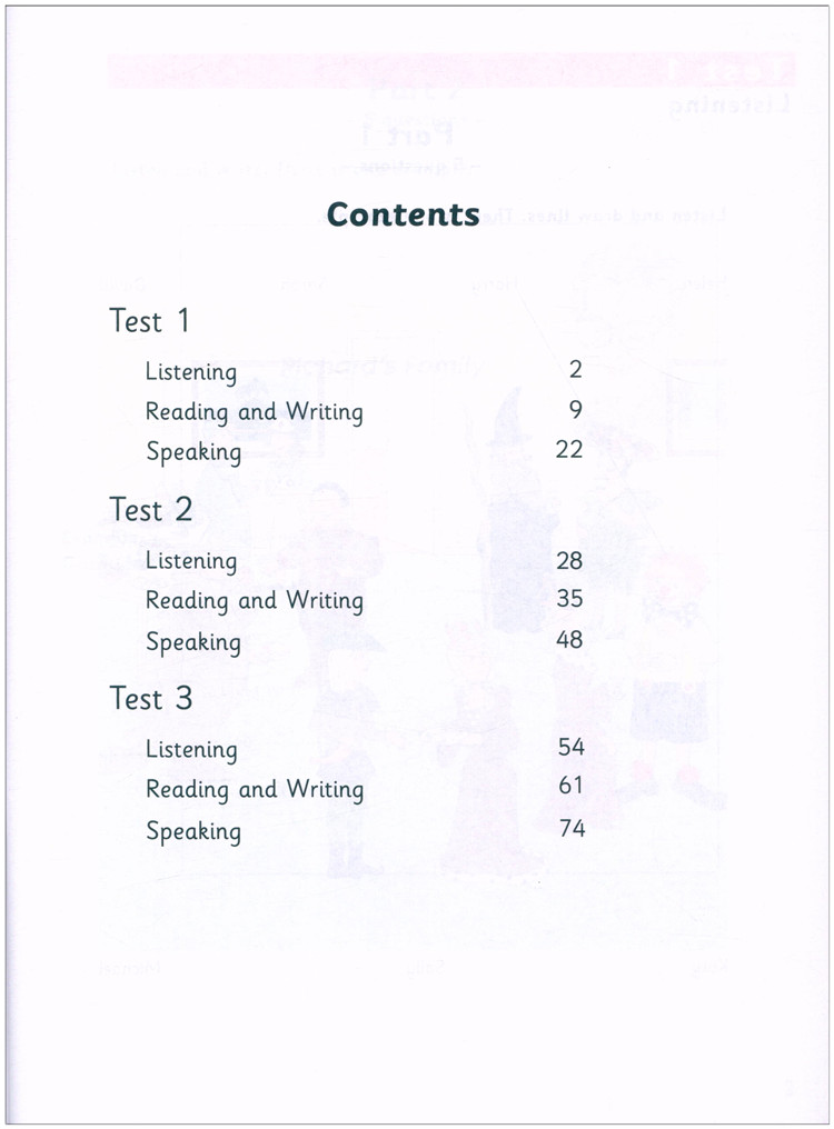 新版剑桥少儿英语考试全真试题第三级F扫码听听力音频第3级剑桥少儿英语考试真题精选剑桥少儿英语三级考级练习题-图2