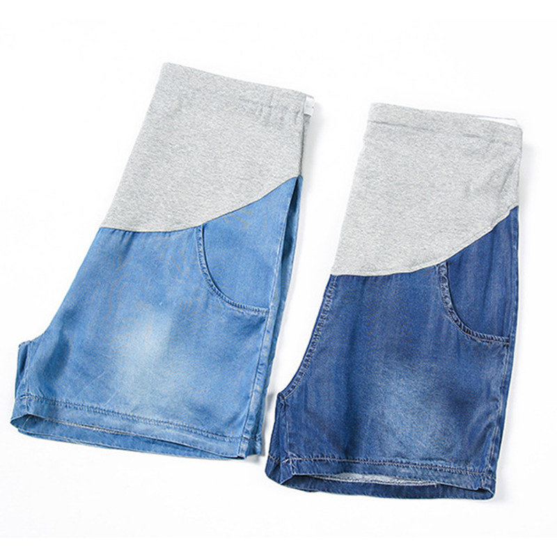 2020夏季新品宽松显示孕妇小热裤 量亮母婴孕妇直筒裤