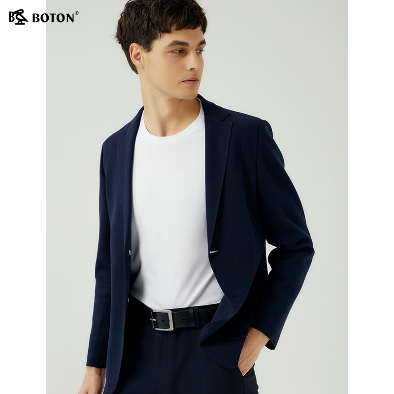 波顿2025年秋冬新款男士绵羊毛休闲西服外套结婚正装高级感西装,淘宝优惠券,粉丝福利购,淘宝优惠卷