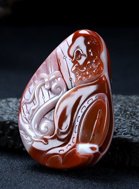 天然凉山南红玛瑙蝶逸男女