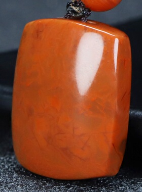 蝶逸凉山原石平安挂件南红玛瑙