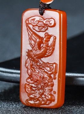 蝶逸正宗天然四川凉山南红玛瑙