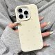 Antique white full screen polka dot frosted liquid silicone suitable for iphone17promax apple 14 mobile phone case 15 new 16pro female 13 girly heart 17Air all-inclusive creative anti-fall cover
