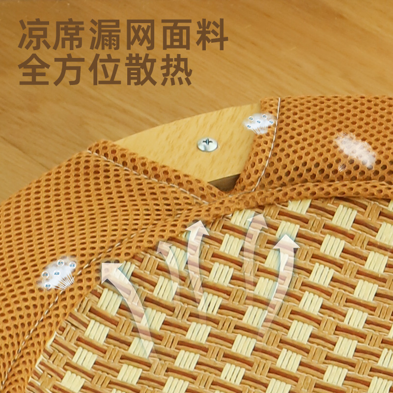 柒哦猫窝四季通用藤编猫咪吊床凉席狗吊篮夏天窝可拆洗睡窝行军床 - 图0