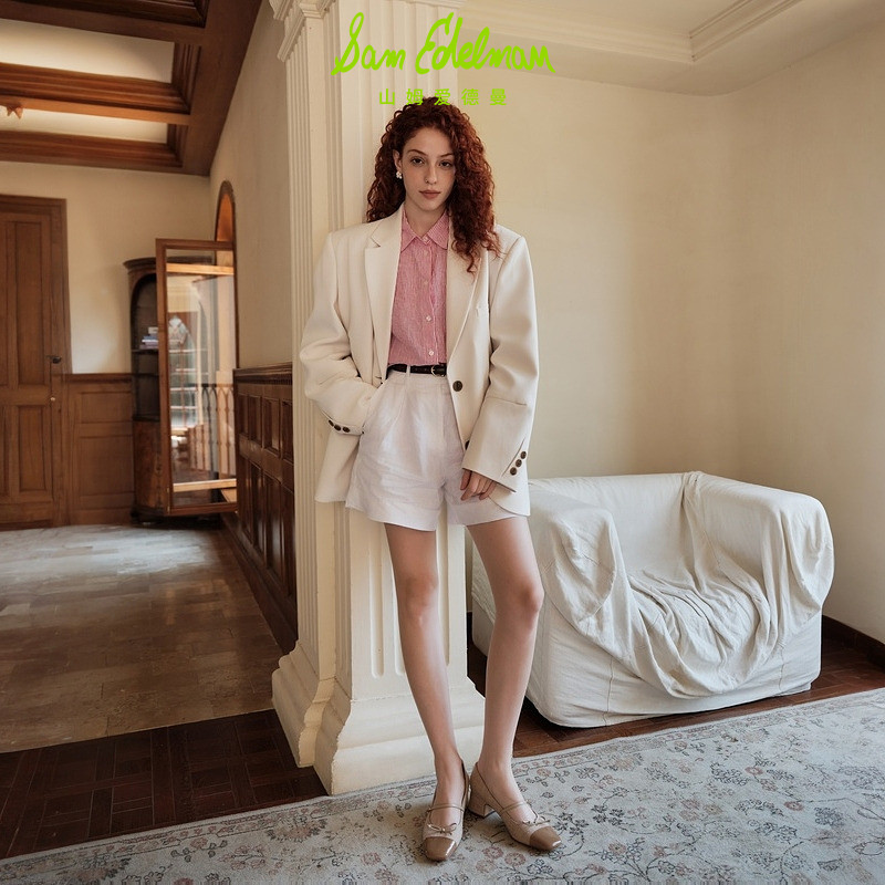 SAM EDELMAN山姆爱德曼春法式蝴蝶结洛丽塔粗跟玛丽珍鞋女THORA,淘宝优惠券,粉丝福利购,淘宝优惠卷