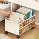 Large capacity removable under desk book storage box