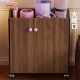 Yoga mat storage basket household removable artifact with wheels