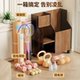 Yoga mat storage basket with wheels for household educational supplies