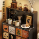 Desktop water cup multi-layer countertop placement rack