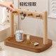 Imported solid wood jewelry storage rack