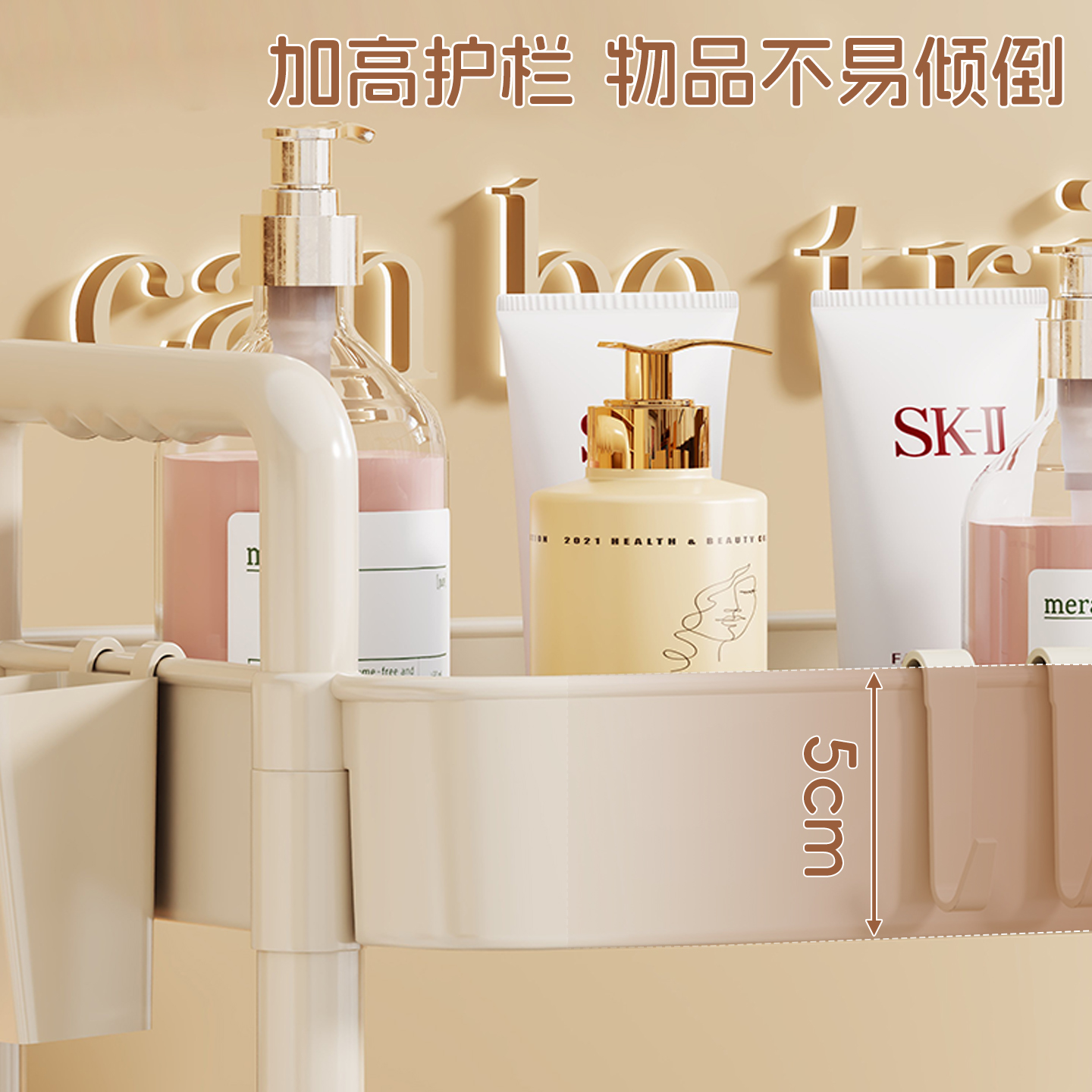 美容院专用小推车美容推车高级医疗整形仪器带轮置物架手推工具车 - 图1