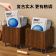 Solid wood mask storage rack desktop makeup brush storage box cosmetic placement rack dressing table miscellaneous sorting bracket