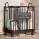 Yoga mat storage basket household large capacity basketball with wheels