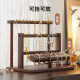 High-end solid wood jewelry storage display rack