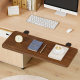 Solid wood desktop extension board table widening artifact extension board computer desk enlarging artifact keyboard side bracket