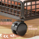 Movable home fitness equipment storage rack