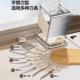 Kitchen knife storage rack with drain tray and multiple knife holders
