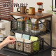 Desktop storage rack