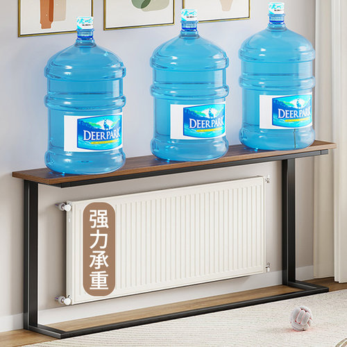 家用暖气片上方置物架客厅沙发后靠墙长条整理架靠墙夹缝遮挡神器 - 图3