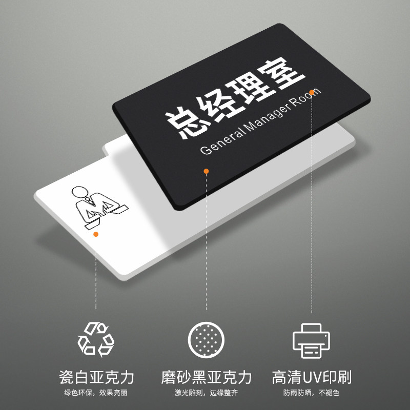 直播间办公室标识门牌定制立体亚克力公司企业部门科室高档创意提示玻璃门贴个性标志订制指示挂牌子墙贴定做,淘宝优惠券,粉丝福利购,淘宝优惠卷