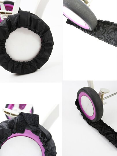 Baby stroller wheel dustproof cover anti-slip anti-dirty wheel cover anti-fouling and anti-aging children's car wheel protection cover cover cloth