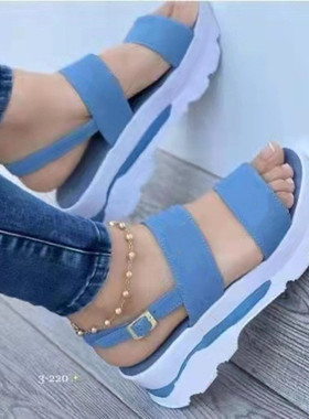 Women's Wedges Sandals Summer New Woman Low Platform Shoes