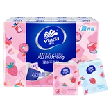 [Первый образец U] Носовой платок с клубничным принтом Vinda Sweetheart, 4 слоя, 24 маленьких пакета салфеток jb